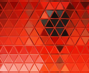 patterns and triangular mosaic designs based on black control knob with white numbers 30 60 90 120 on a vivid red background