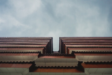Modern urban architecture of buildings in Jakarta