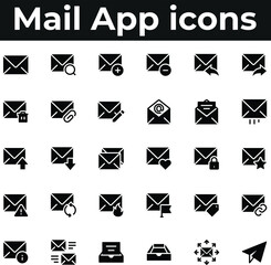 Mail app and web ui icons