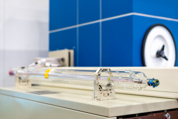 co2 laser tube source of laser beam of laser cutting machine or cnc engraving for industrial on table