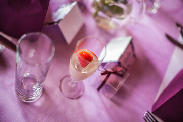 wedding rings on the table