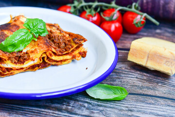 white, salad, diet, appetizer, table, background, baked, basil, bechamel, beef, bolognese, carbohydrate, cheese, classic, cooked, cooking, cuisine, delicious, dinner, dish, food, fresh, gourmet, healt