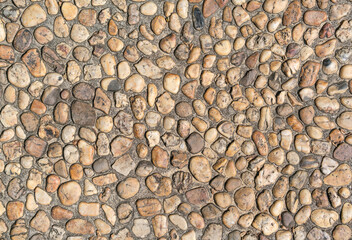 Pebbles texture for indoor and outdoor decoration and industrial construction concept design