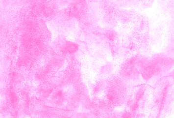 Abstract watercolor texture background. Creative wallpaper. Aquarelle texture. Romantic pink and white wallpaper. Original artwork. Hand drawn illustration. Color splashing on paper. Cosmic texture. 