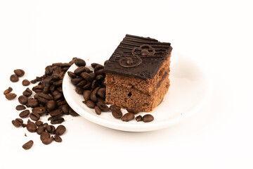 coffee with chocolate pastries