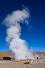 El Tatio geysers field in the Atacama Desert, Antofagasta, Chile