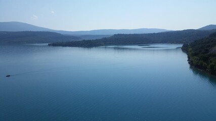 Lac de Sainte Croix  - FRANCE 
Lake Sainte-Croix (French: Lac de Sainte-Croix) is a reservoir in France, located on the border of the departments of Alpes-de-Haute-Provence and Var. 