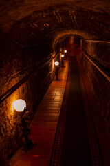Old cellar in center of Eger, Northern Hungary