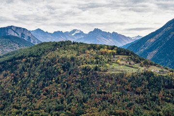 Place between Col de Montets in France and Col de la Forclaz in Switzerland