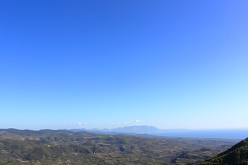 view of the mountains