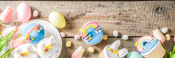 Cute homemade easter cupcakes