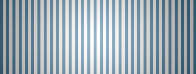 classic simple striped versatile backdrop with backlighting in the center. Stripes in white and blue. Background for banners, brochures, web, etc.