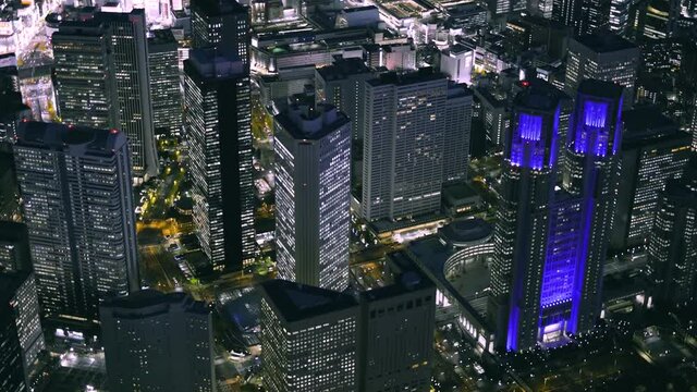 西新宿空撮