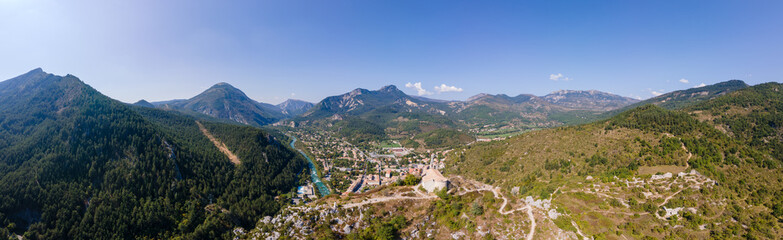 Fototapeta premium Notre Dame du Roc Castellane Alpes de Haute Provence France