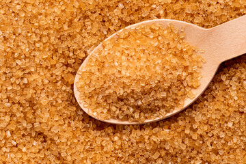 Brown granulated sugar.