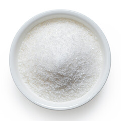 White granulated sugar.
