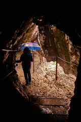 Obraz premium standing on a rock