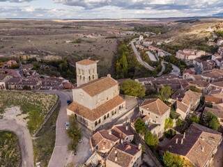 Fototapeta na wymiar Church of El Salvador, Castilian Romanesque, Sepúlveda., Segovia province, Spain