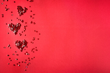 Red Hearts, Valentine's Day