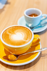 カフェラテ　エスプレッソ　コーヒー