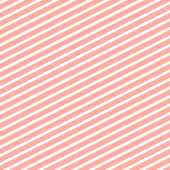 Seamless repeat pattern of pink and white lines at an angle