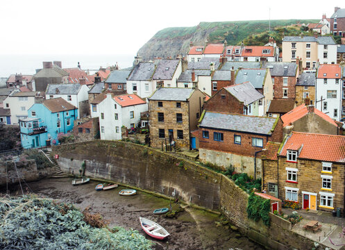 View Of Staithes Cowbar From The Hill