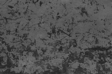 Cardboard black abstract texture close-up. Dark old paper background. Grunge concrete wall. Vintage blank wallpaper.