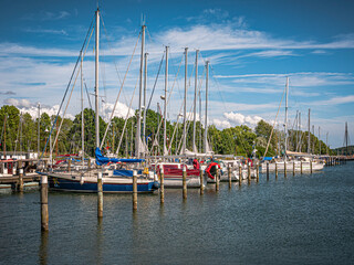 Port Lauterbach on the island of R&uuml;gen