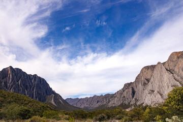 clouds over the mountains