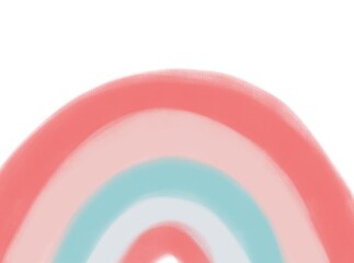 Rainbow minimalist art pastel colors. Blue, pink. Abstract modern print set. Logo. Wall art. Poster. Business card - 403680747
