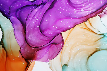 Alcohol ink abstract texture