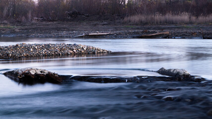 river in winter