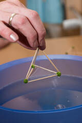 Physical Try Shows Sheath Around A Cube - Closeup