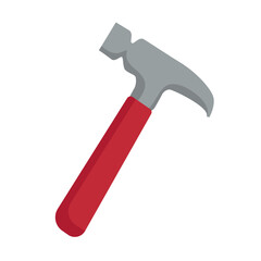 hammer construction tool isolated icon vector illustration design