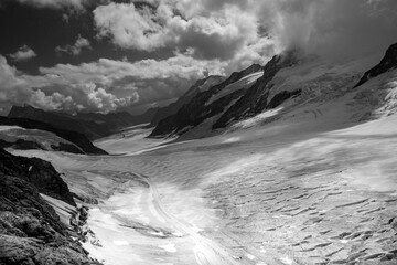 Hiking Swiss Alps, Bernese Oberland, Jungfraujoch, Grindelwald, Switzerland