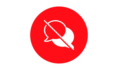 Chat Icon simple design flat design