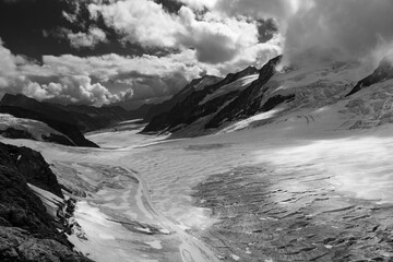 Hiking Swiss Alps, Bernese Oberland, Jungfraujoch, Grindelwald, Switzerland