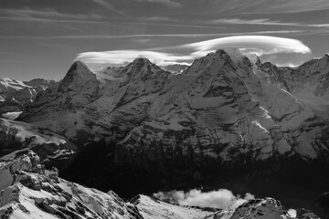 Swiss Alps, Bernese Oberland, Eiger Mönch Jungfrau, Grindelwald, Switzerland