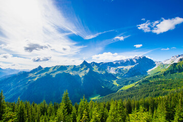 panorama of mountains (Vorarlberg, Austria)
