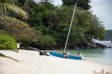 boat on the beach