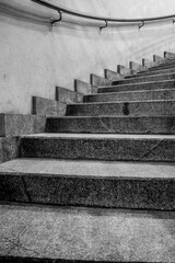 stone stairs in the city - 403692124