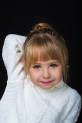 portrait of a little girl