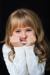 portrait of a little girl