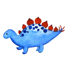 heart with dinosaurus stegosaurus  on a white background © Настя Тут