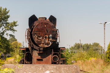 Abandoned Krakow Płaszów  Train graveyard