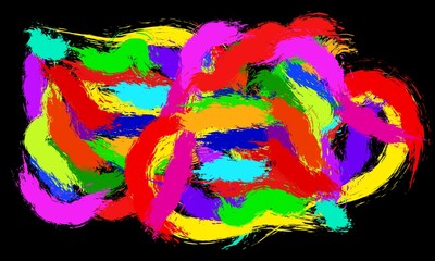 Colorful scratch art background. modern and cool design