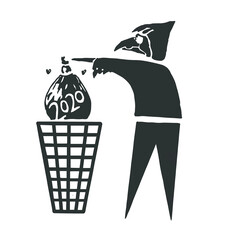 this last year has bean awful, so its great to say its over and gone, so lets toss it aside like  the trash it was and look forward the the new year ahead, hears to 2021!