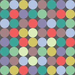 Polka Dot Pixel Effect Pattern