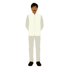 Traditional Indian Man Illustration