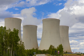 
Nuclear power plant Temelin in Czech Republic Europe
